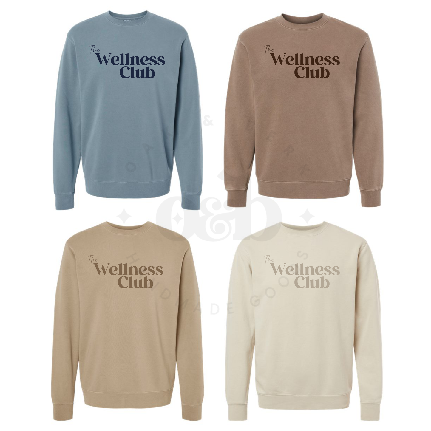 The Wellness Club Crewnecks