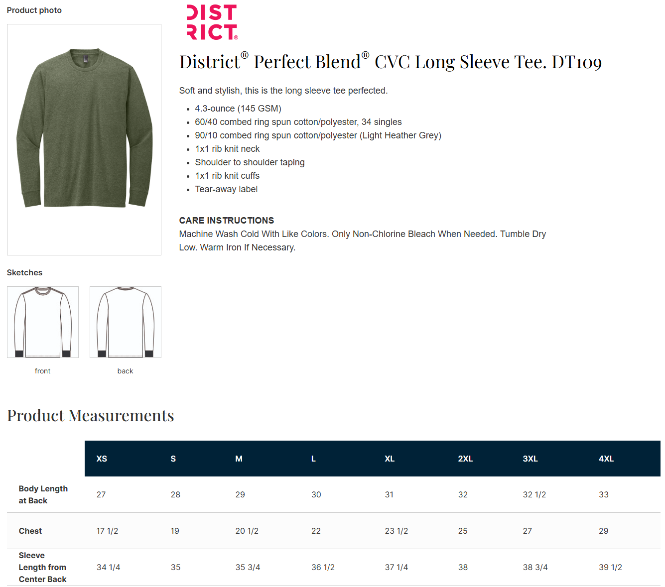 Ames Hockey | District Long Sleeve Tee