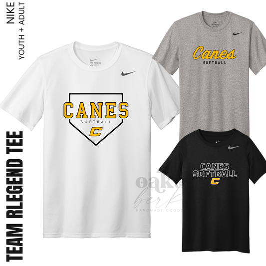 CANES | Nike Team rLegend Tee {youth+adult}