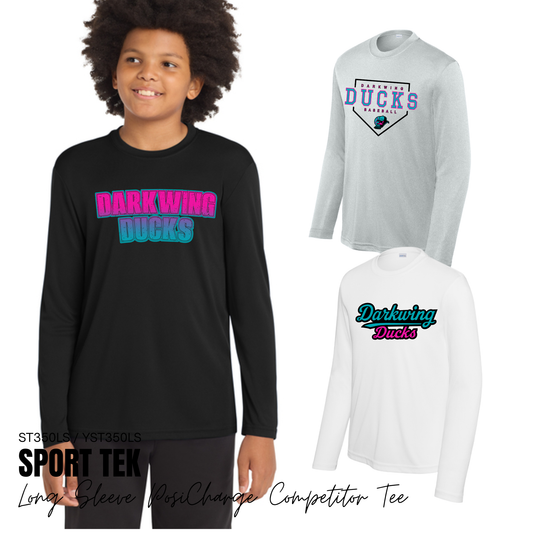 Darkwing Ducks | Sport Tek Long Sleeve PosiCharge Competitor Tee {adult + youth}