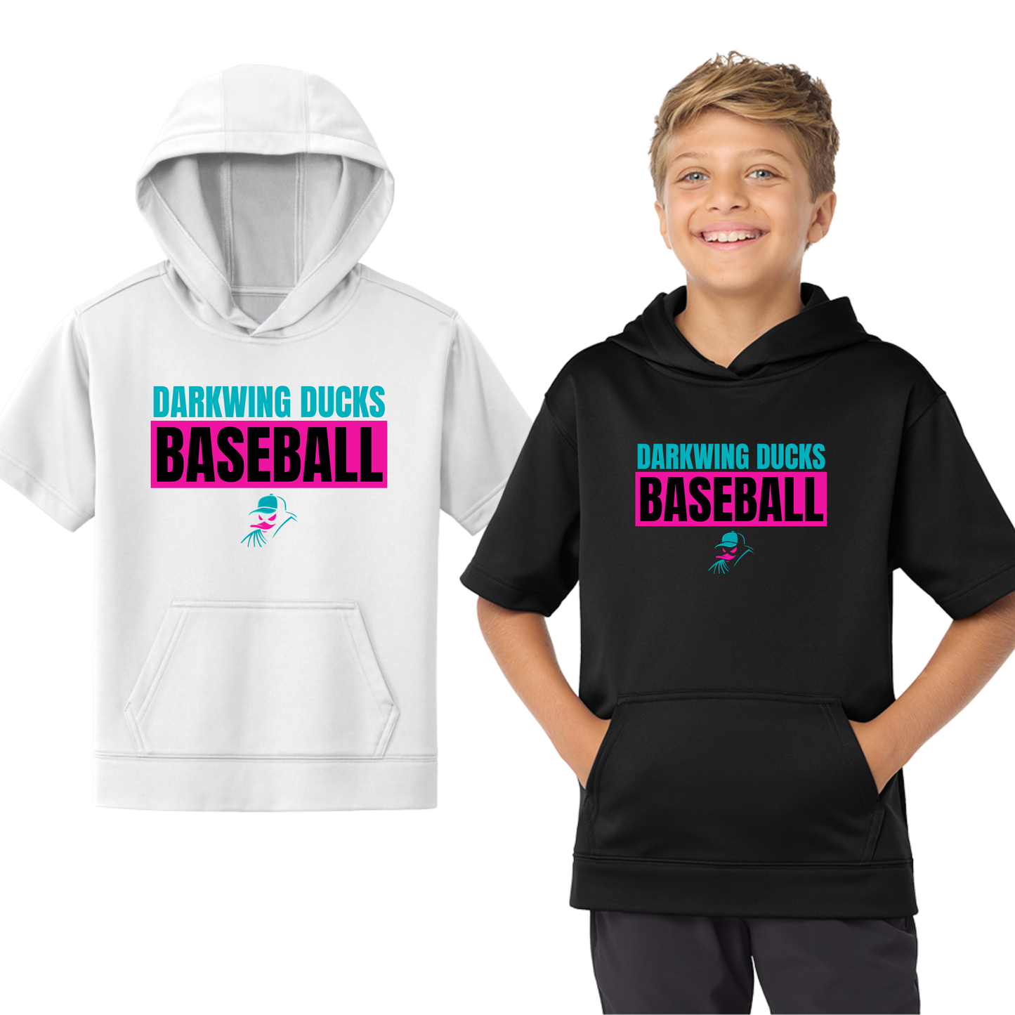 Darkwing Ducks | Sport Tek Short Sleeve Hoodie {adult + youth}