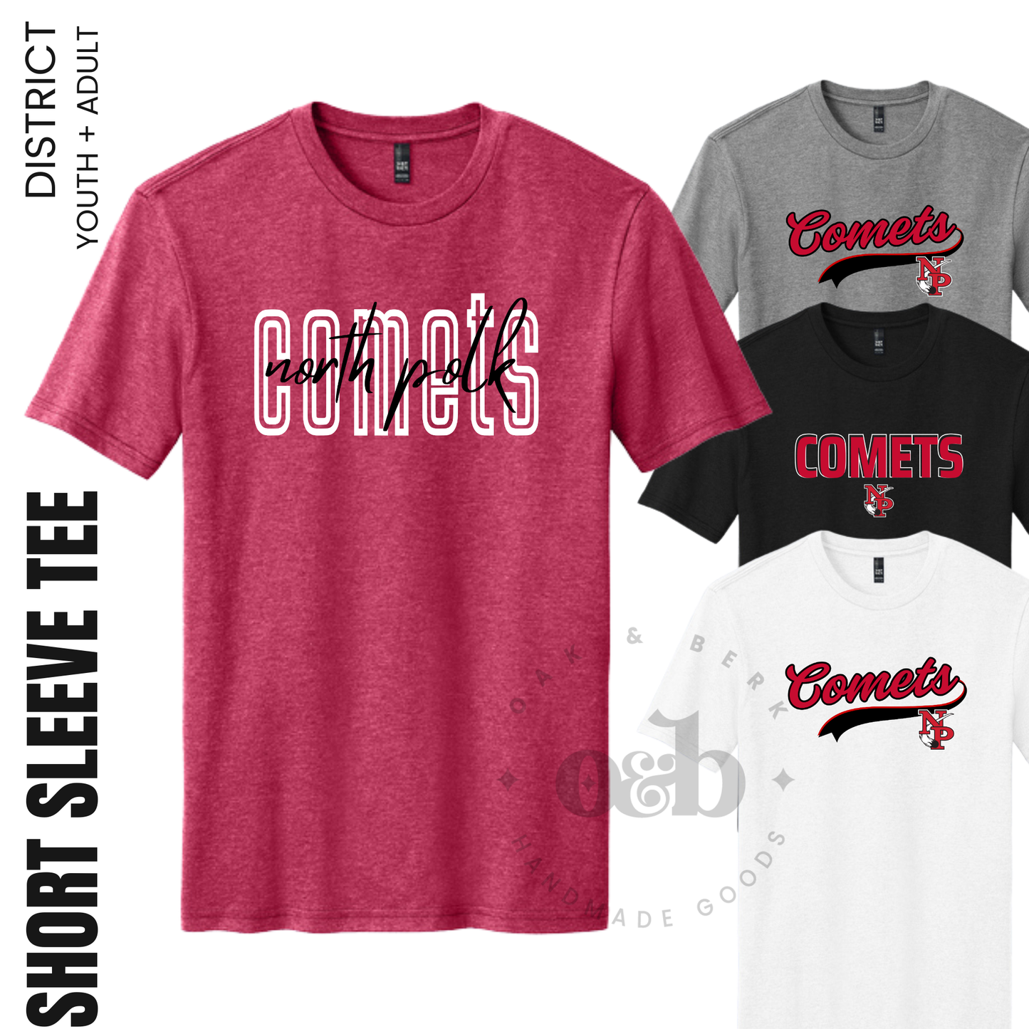 North Polk PTO | District Perfect Blend® CVC Tee {adult + youth}