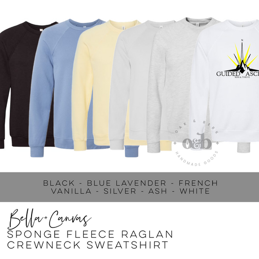 Guided Ascent, LLC - bella+canvas crewneck
