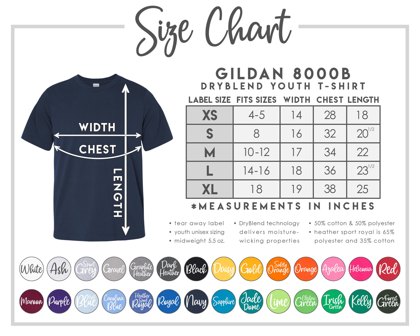 MTO / Gildan ELC Logo Tees, youth