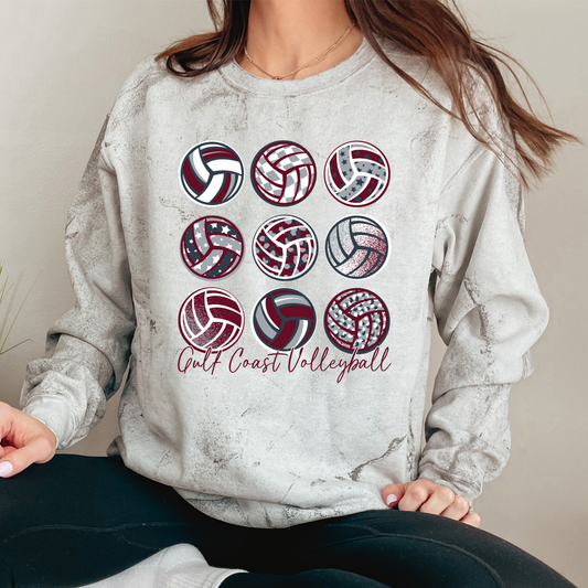 Gulf Coast Volleyball, Comfort Colors Volleyball Grid