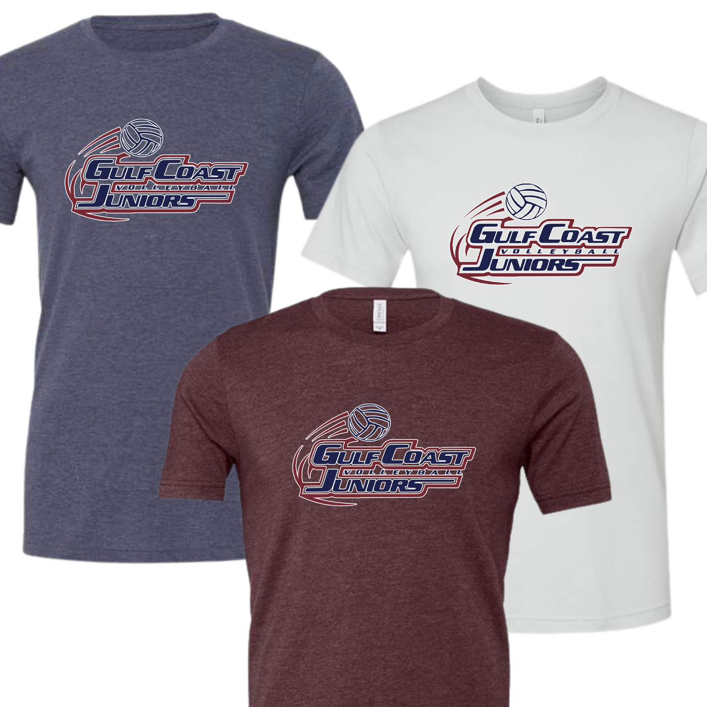 Gulf Coast Volleyball, Bella+Canvas Full Front Tee