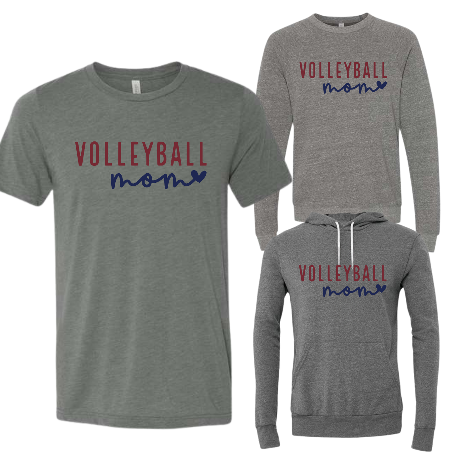 Gulf Coast Volleyball, Bella+Canvas Volleyball Mom