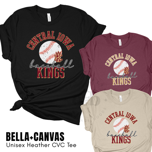 KINGS | Bella+Canvas Unisex Tee, adult+youth