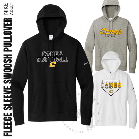 CANES | Nike Club Fleece Pullover Hoodie {adult}