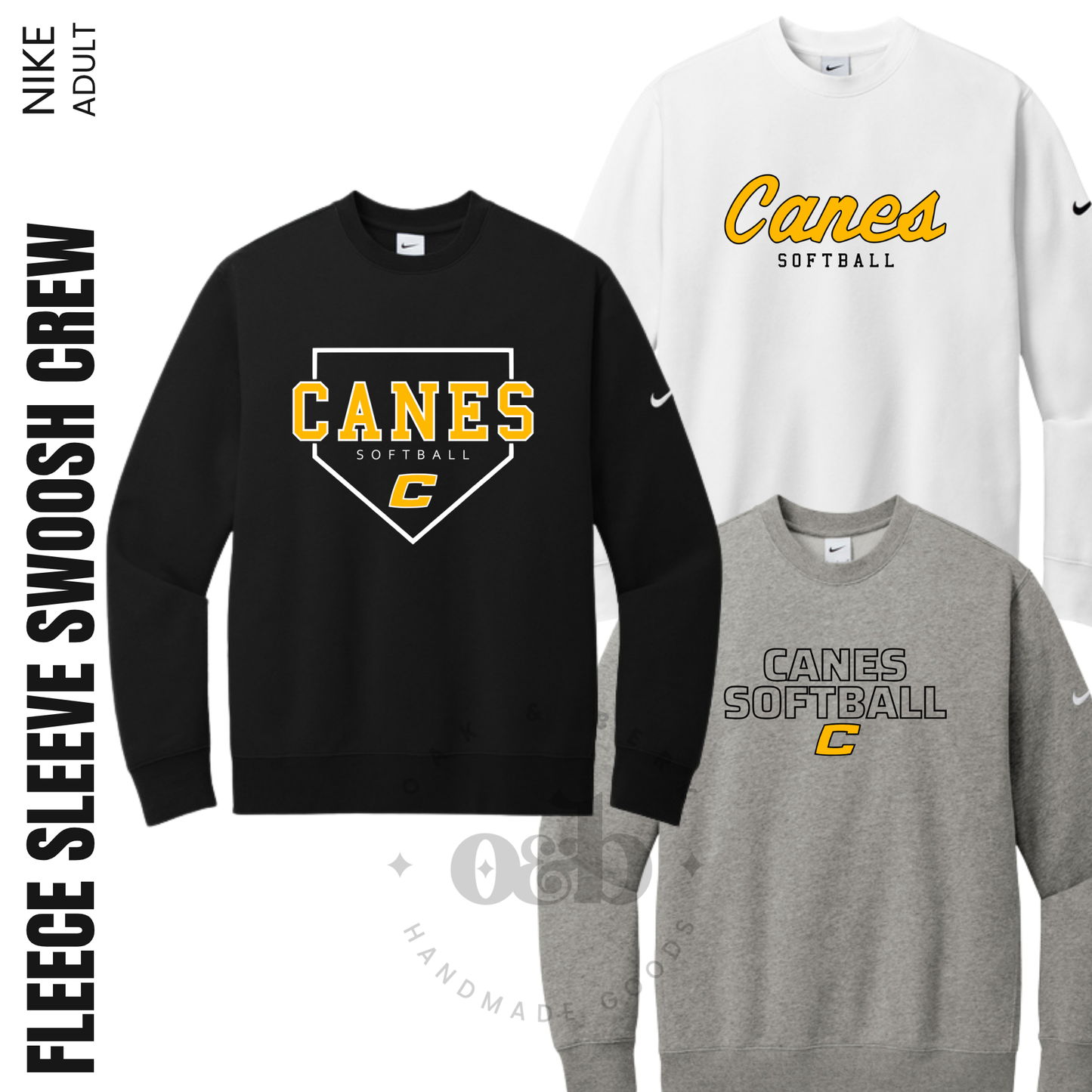 CANES | Nike Club Fleece Crewneck {adult}