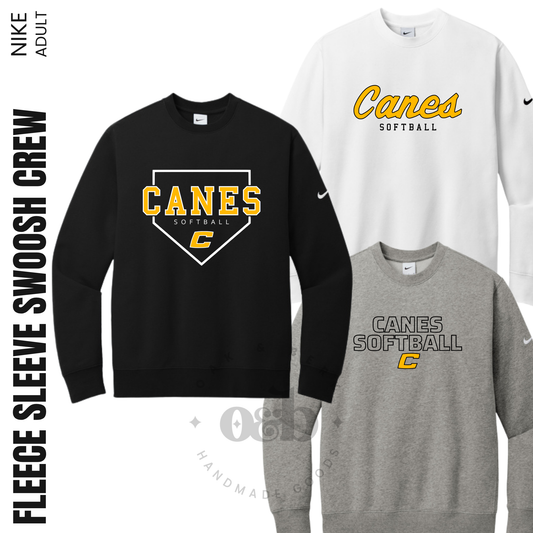 CANES | Nike Club Fleece Crewneck {adult}