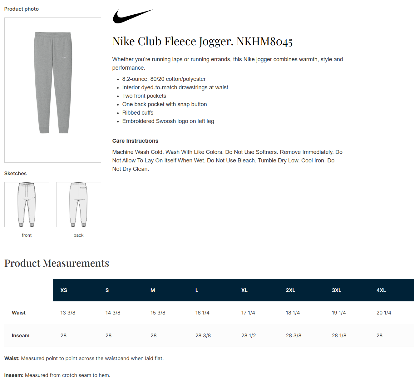 Ames Hockey | Nike Unisex Joggers