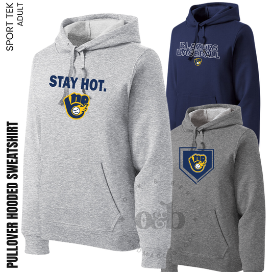 BLAZERS | Sport Tek Pullover Hooded Sweatshirt {adult + TALL}