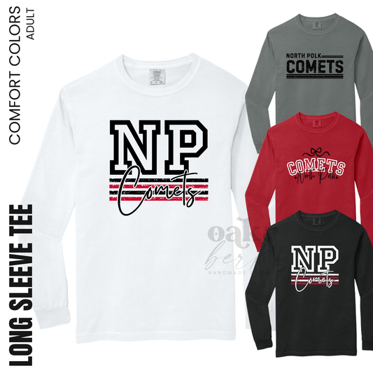 North Polk PTO | Comfort Colors Heavyweight Long Sleeve Tee {adult}