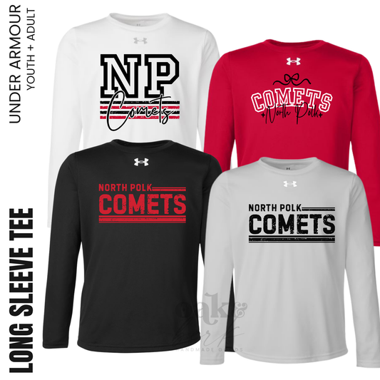 North Polk PTO | Under Armour Performance Long Sleeve {adult + youth}