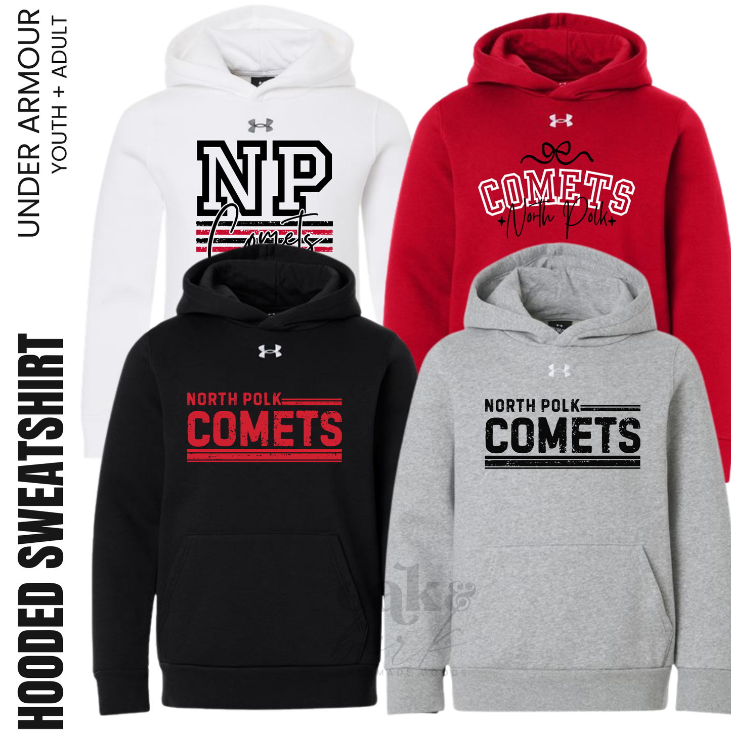 North Polk PTO | Under Armour Performance Hoodie {adult + youth}