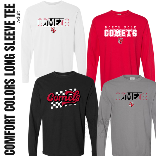 North Polk PTO | Comfort Colors Heavyweight Long Sleeve Tee {adult}