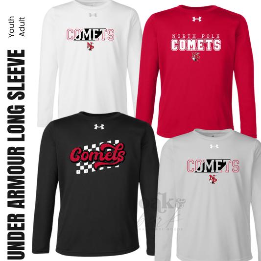 North Polk PTO | Under Armour Performance Long Sleeve {adult + youth}