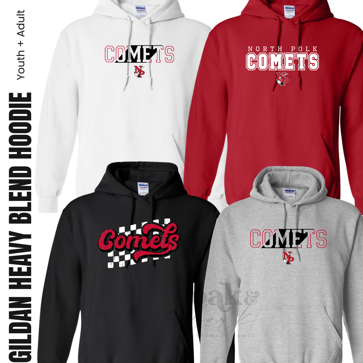 North Polk PTO | Gildan Heavy Blend™ Hooded Sweatshirt {adult + youth}