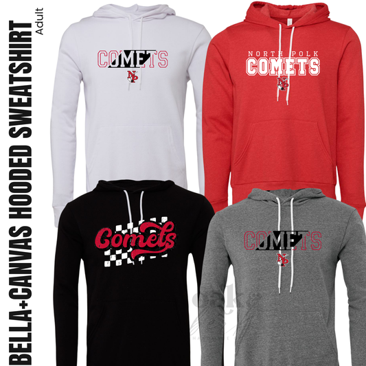 North Polk PTO | Bella+Canvas Unisex Sponge Fleece Hooded Sweatshirt {adult}