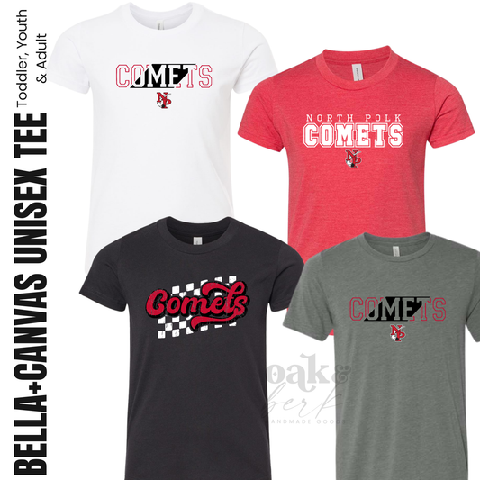 North Polk PTO | Bella+Canvas CVC Jersey Tee {adult, youth + toddler}