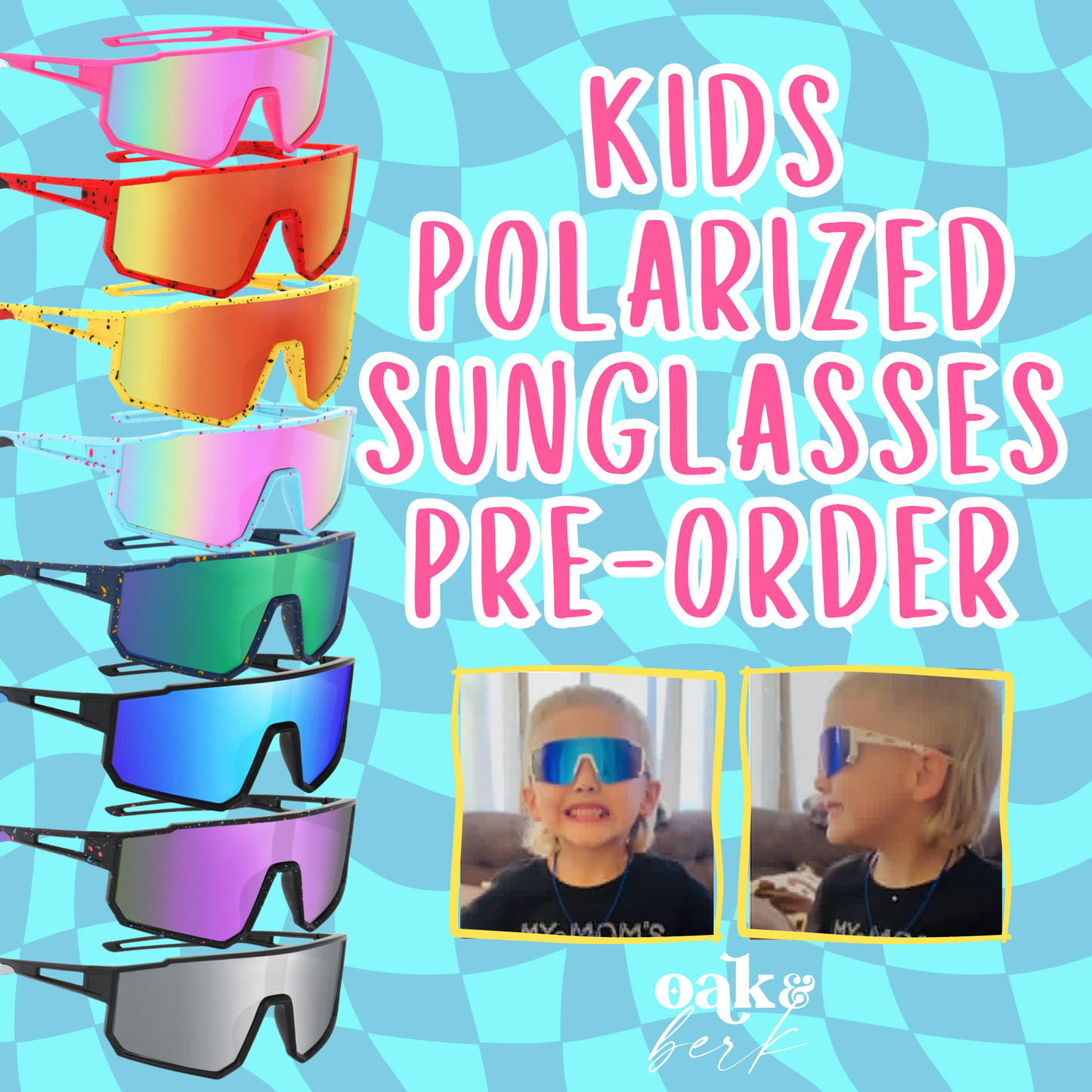 PREORDER / Kids Polarized Sport Sunglasses