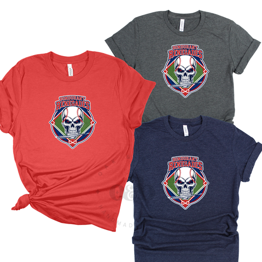 RENEGADES | Renegades Baseball Logo, bella+canvas