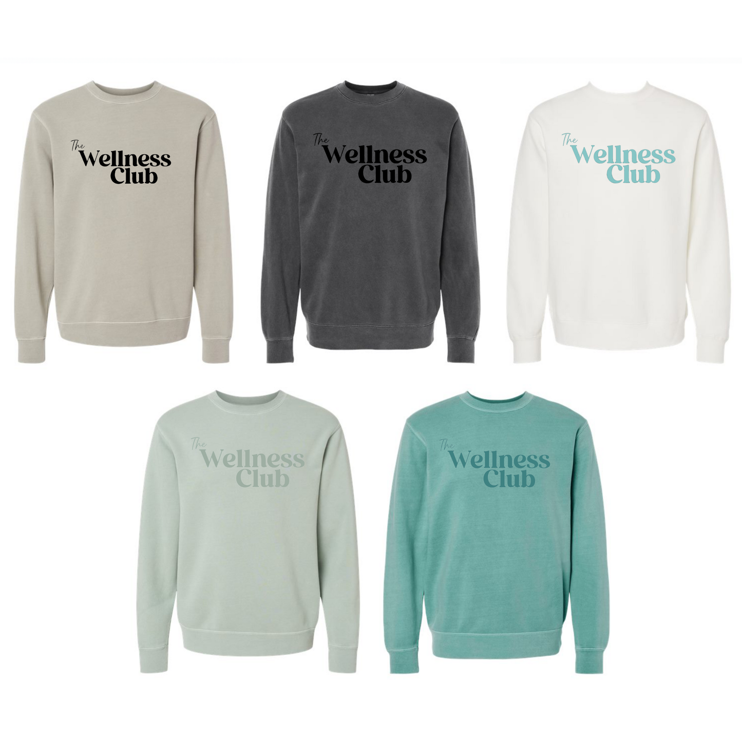 The Wellness Club, crewnecks
