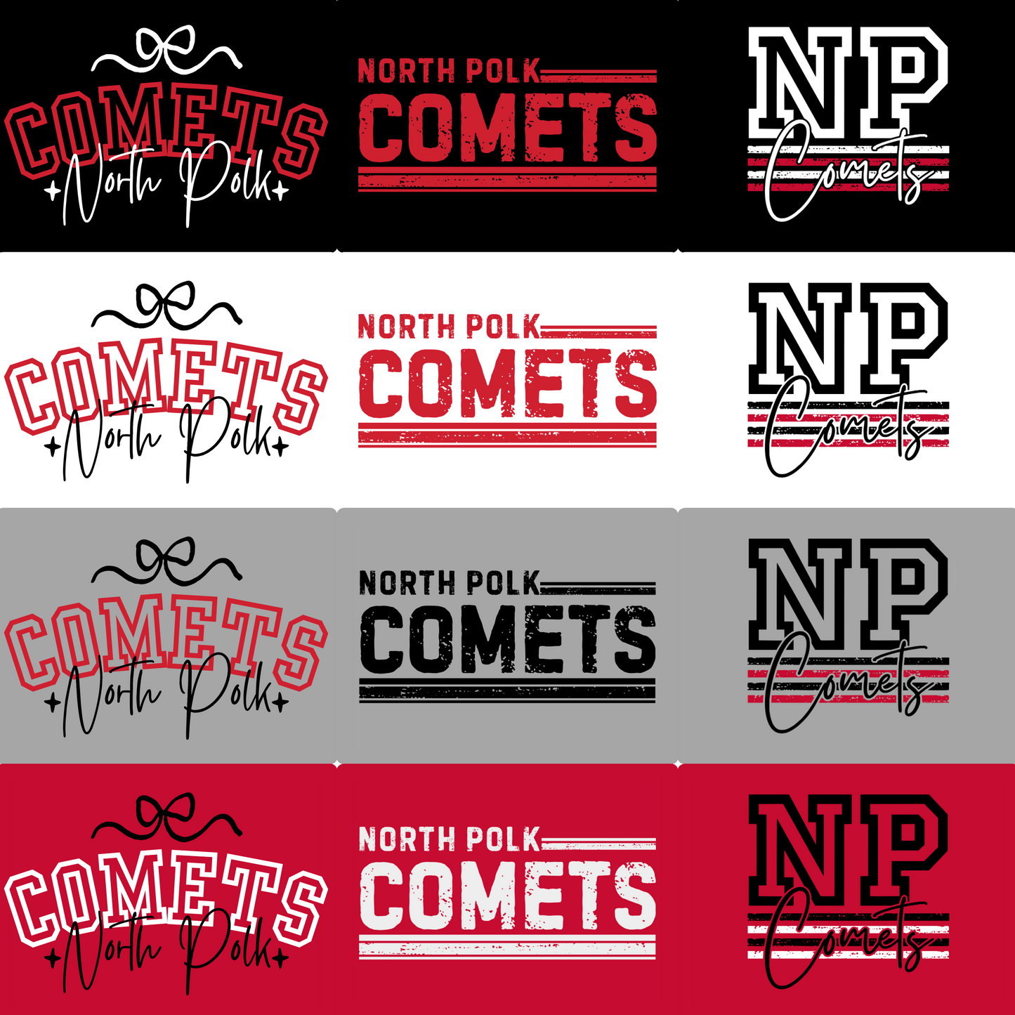 North Polk PTO | Comfort Colors Garment-Dyed Heavyweight T-Shirt {adult}