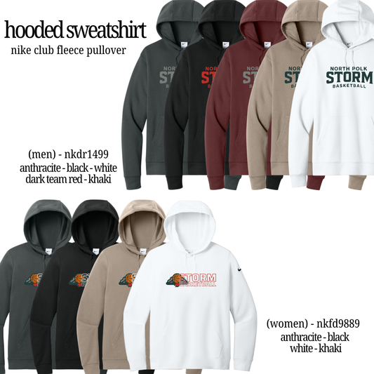 STORM | Nike Club Fleece Hoodie {ladies + unisex}