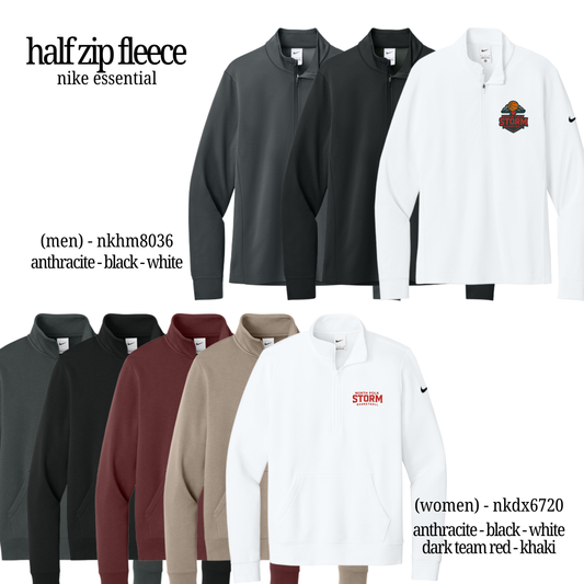 STORM | Nike Essential Half Zip {ladies + unisex}
