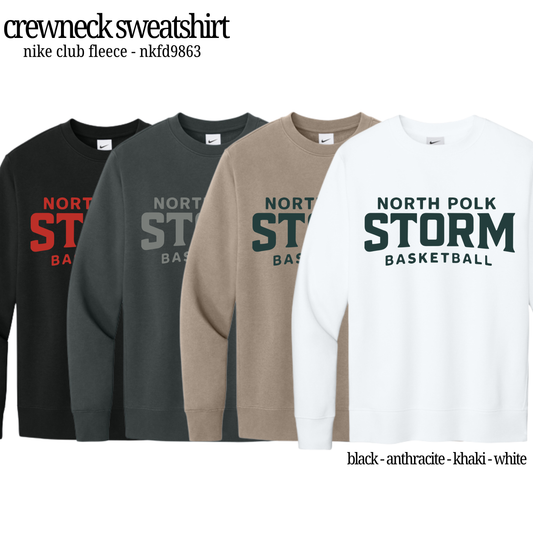 STORM | Nike Club Fleece Crewneck {adult}