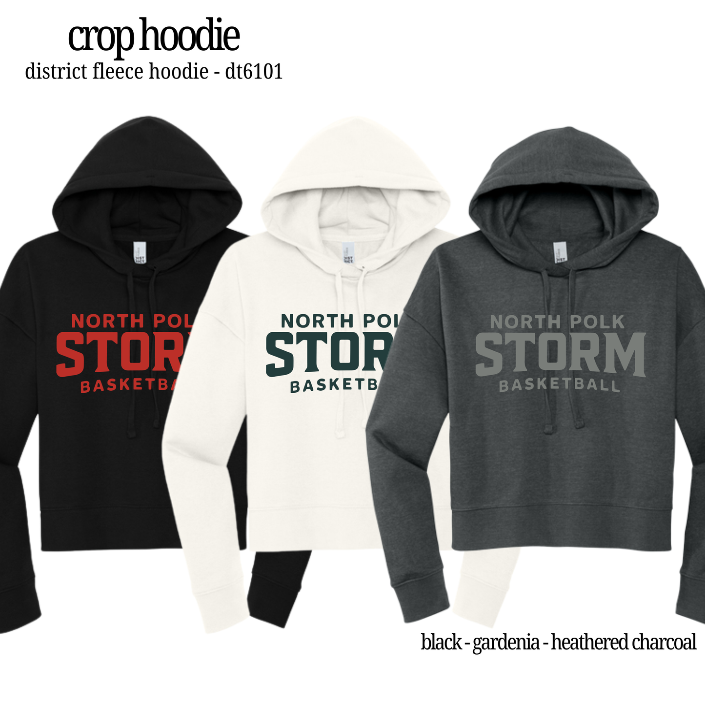 STORM | District Crop Hoodie